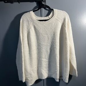 Old Navy Cream Crew Neck Sweater